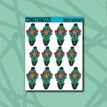 Load image into Gallery viewer, Winter Chibi (MS) Sticker Sheet
