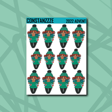 Load image into Gallery viewer, Winter Chibi (MS) Sticker Sheet
