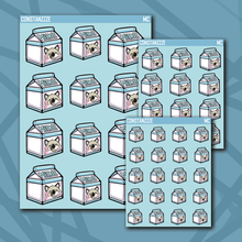 Load image into Gallery viewer, Milkie Carton Sticker Sheet
