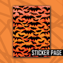 Load image into Gallery viewer, Halloweenie 26 Orange Battie Sticker/Paper Page

