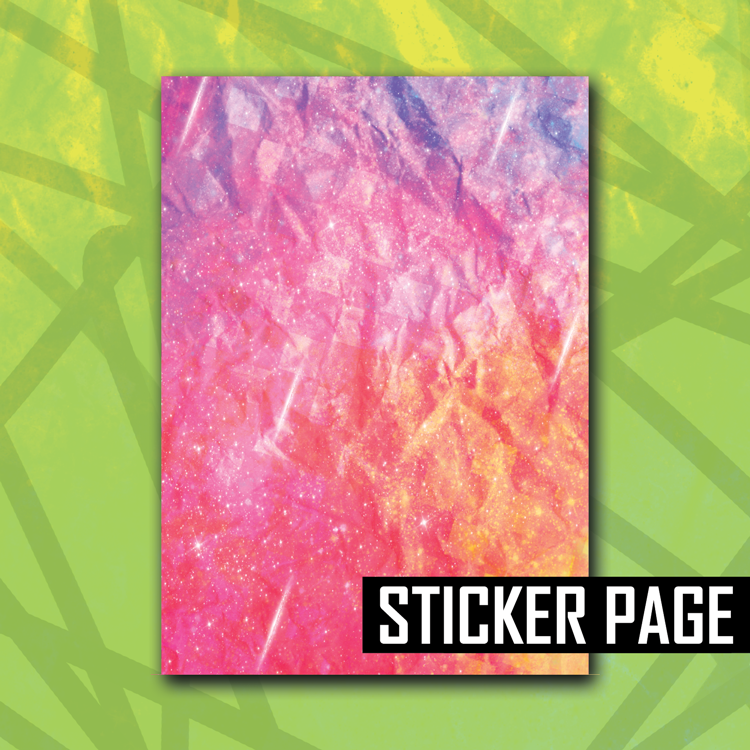 Paper Galaxy Sticker Page