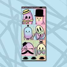 Load image into Gallery viewer, Pastel Dapper Boos Deco+ Sticker Sheets

