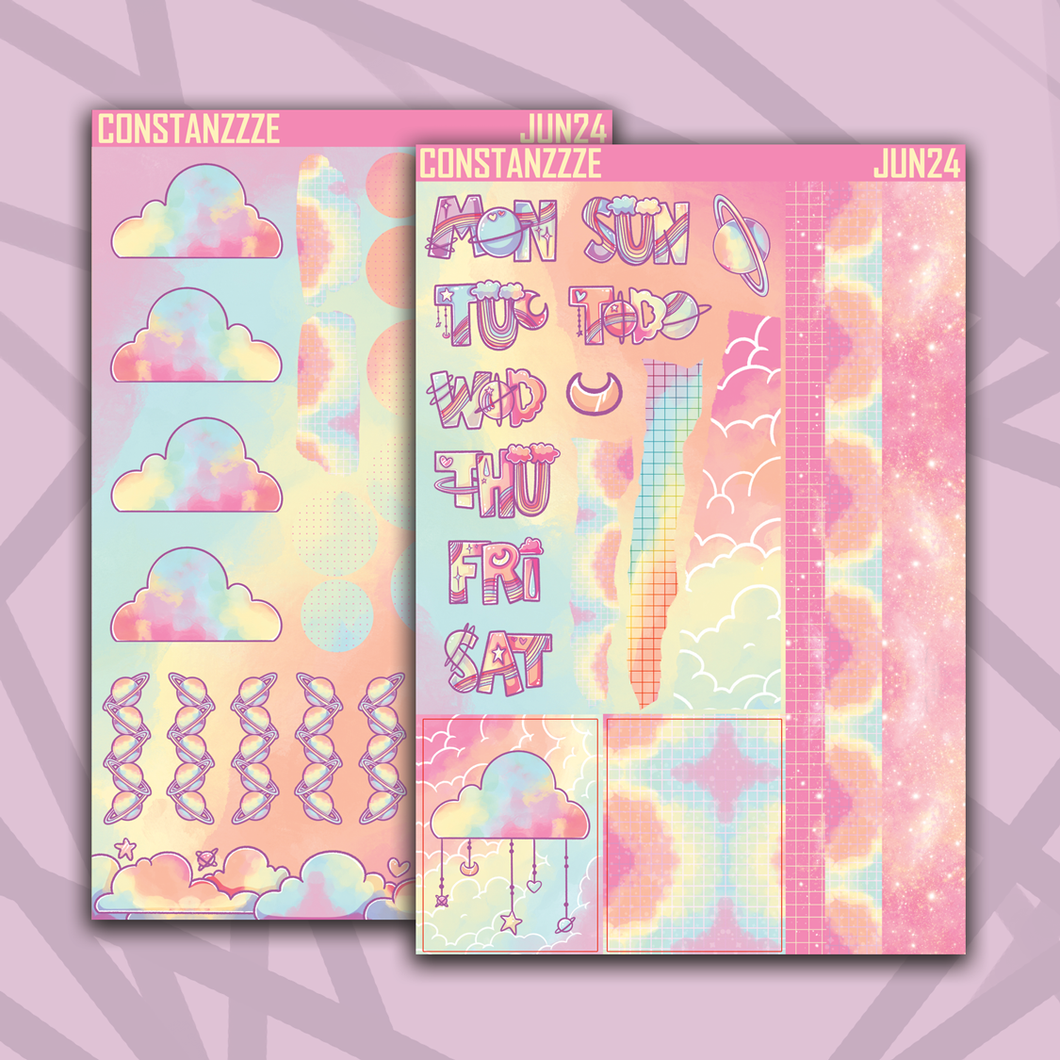 Pastel Clouds Journaling Kit