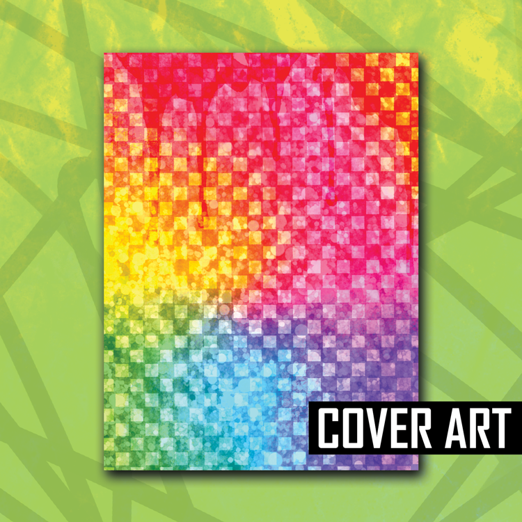 Rainbow Glitter Checker Disc Album