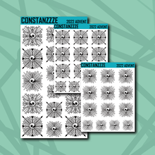 Load image into Gallery viewer, Spooky Winter Skullflake Sticker Sheet
