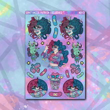 Load image into Gallery viewer, Space Kandi Deco Sticker Sheets
