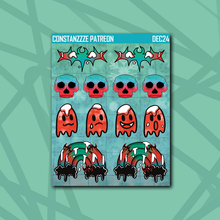 Load image into Gallery viewer, Spooky Winter Deco Sticker Sheets
