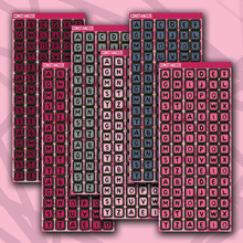 Load image into Gallery viewer, CPC Bead Letter Sticker Sheet
