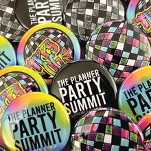 Load image into Gallery viewer, The Planner Party Summit Buttons
