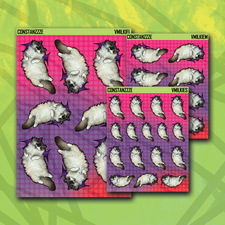 Vampire Milkie Sticker Sheet