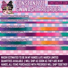 Load image into Gallery viewer, Race to Wild Washi Tape Preorder
