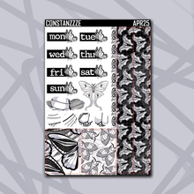 Load image into Gallery viewer, White Moths + Butterflies Journaling Kit
