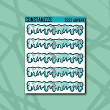 Load image into Gallery viewer, Spooky Winter Header Sticker Sheet

