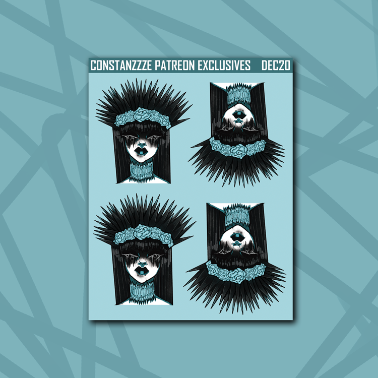 Winter Witch Deco Sticker Sheet