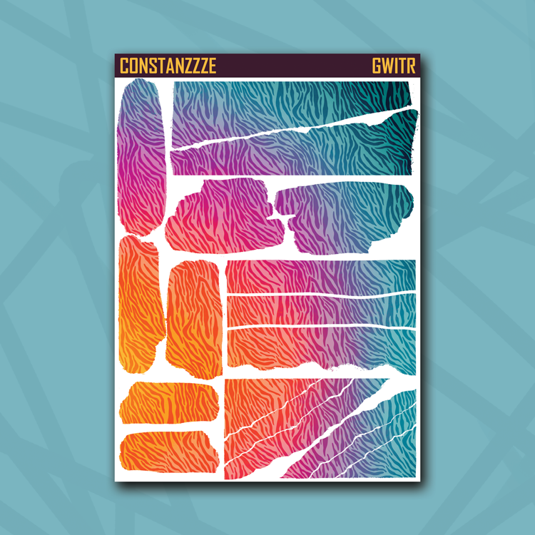 Race to Wild Zebra Variety Swatch and Rippies Sheet