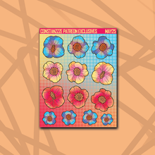 Load image into Gallery viewer, 318 Florals Deco Sticker Sheets
