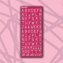 Load image into Gallery viewer, CPC Label Letter Sticker Sheet
