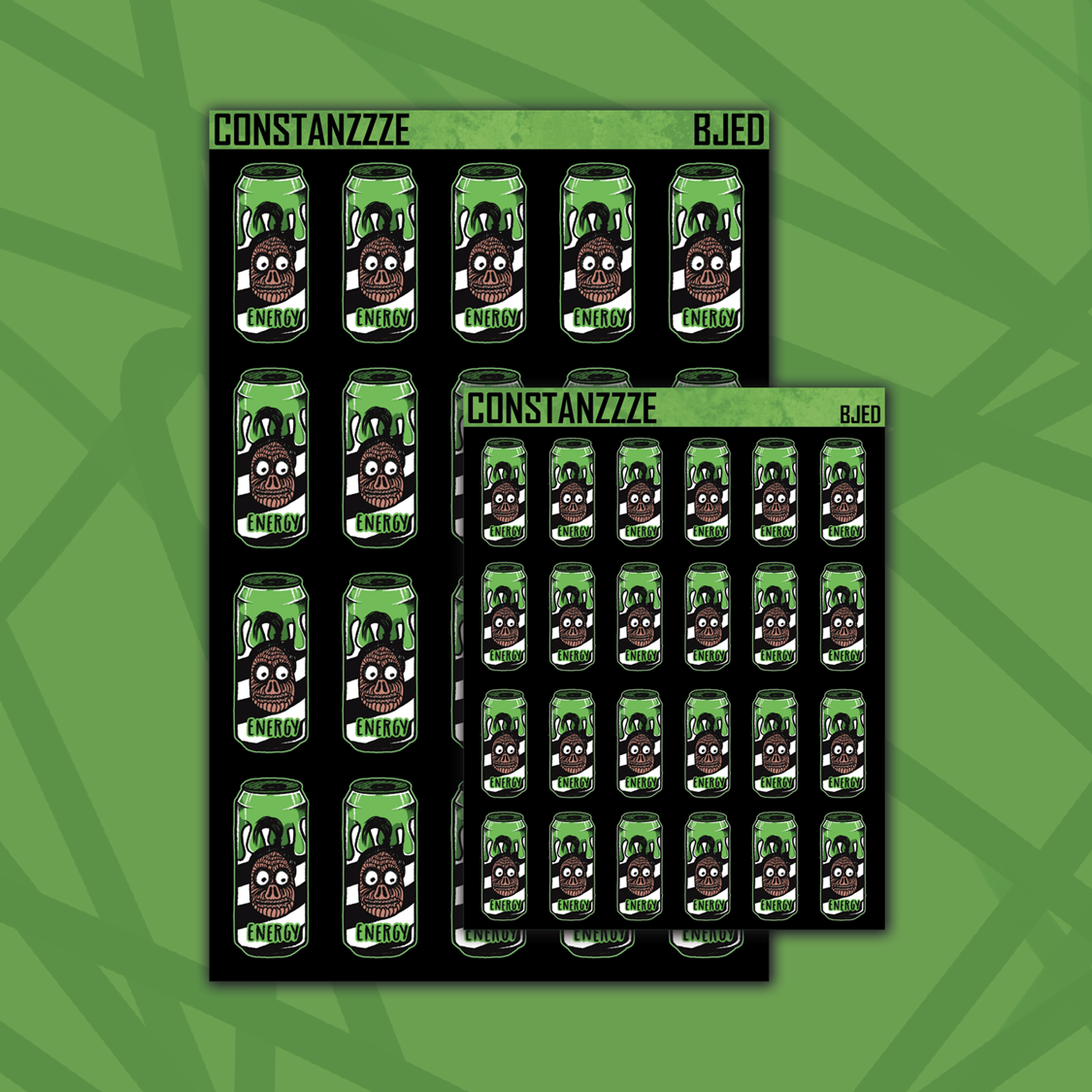 Blackout Beetle 🧃 Energy Drink Sticker Sheet – Constanzzze