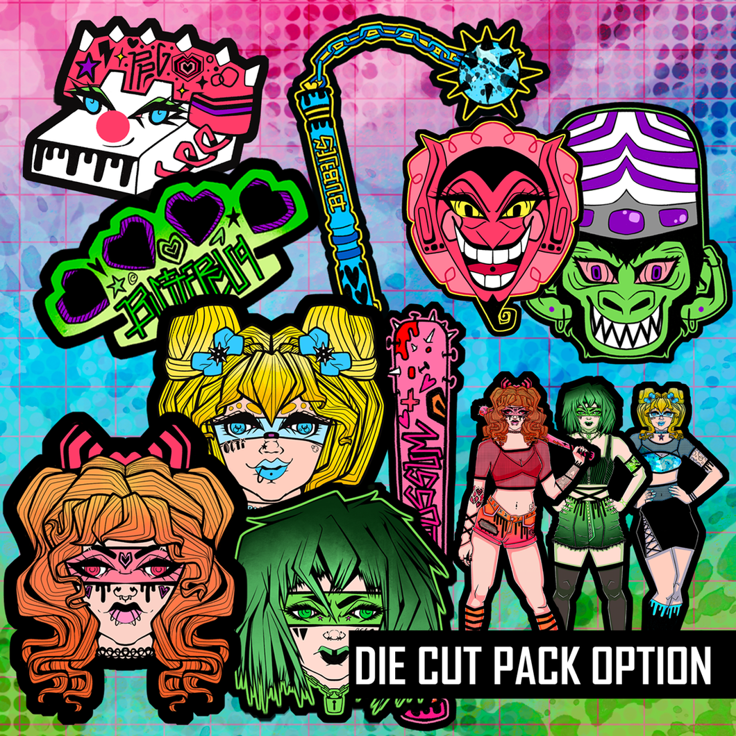 Blackout Girl Gang Die Cut Bundle