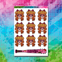 Load image into Gallery viewer, Girl Gang Blossom Head Sticker Sheet
