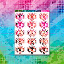 Load image into Gallery viewer, Girl Gang Hearts Sticker Sheet
