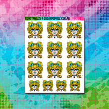 Load image into Gallery viewer, Girl Gang Bubbles Head Sticker Sheet
