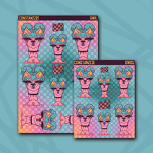 Load image into Gallery viewer, Race To Wild Buns Llama Babe Sticker Sheet
