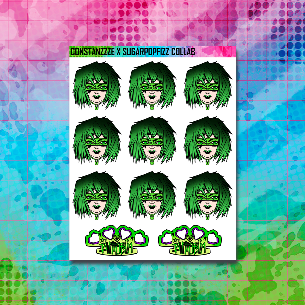 Girl Gang Buttercup Head Sticker Sheet