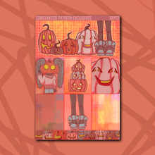 Load image into Gallery viewer, Carver Deco Box, Stamp and Pumpkin Sticker Sheets
