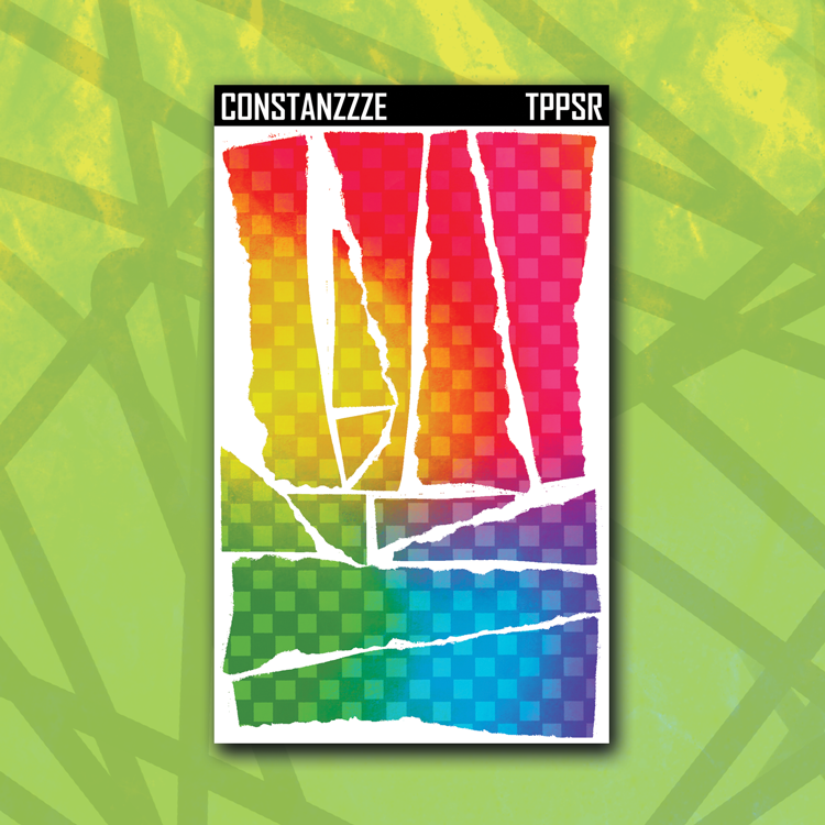 Rainbow Checker Rippies Sticker Sheet