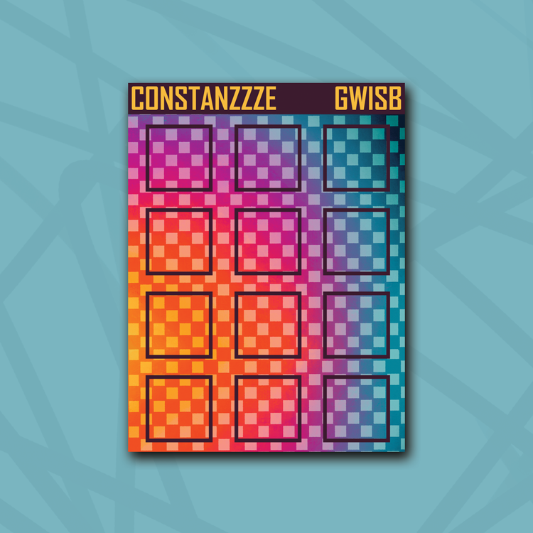 Race to Wild Large Checker Small Sticky Notes