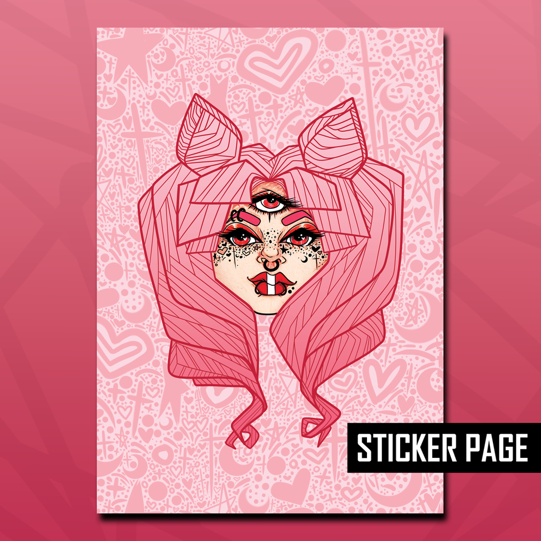 Chibi Oracle Sticker Page