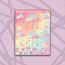 Load image into Gallery viewer, Pastel Cloud Deco Sticker Sheets
