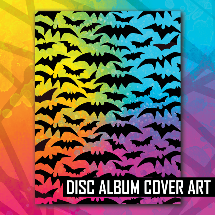 Colorful Battie Pattern Disc Album