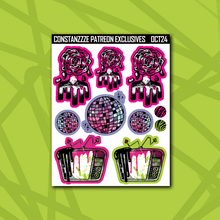 Load image into Gallery viewer, Colorful Inktober Deco Sticker Sheets
