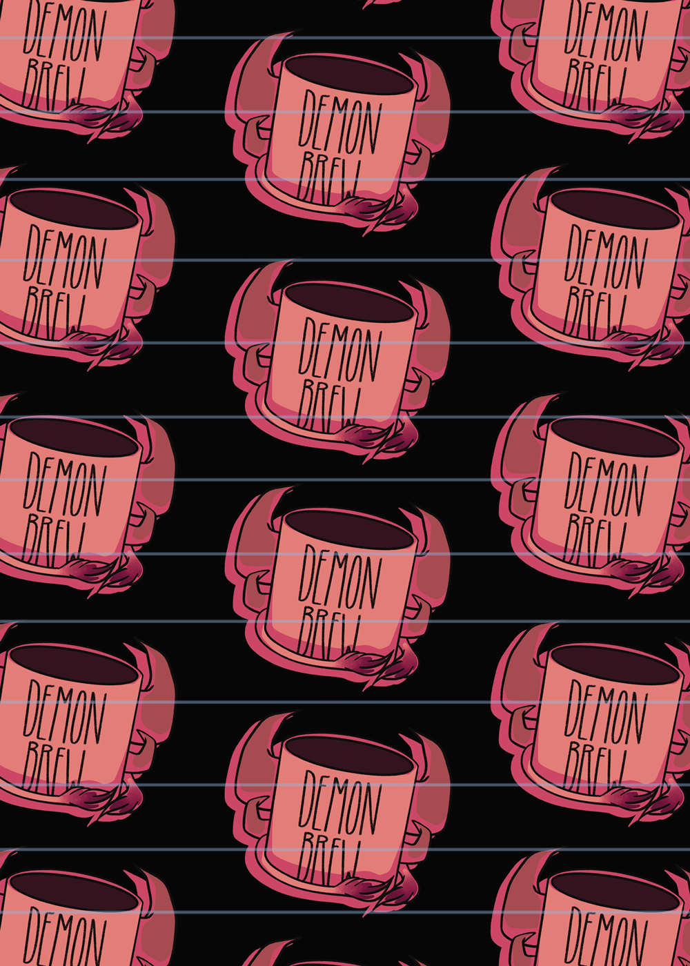 Demon Brew Reusable Sticker Book