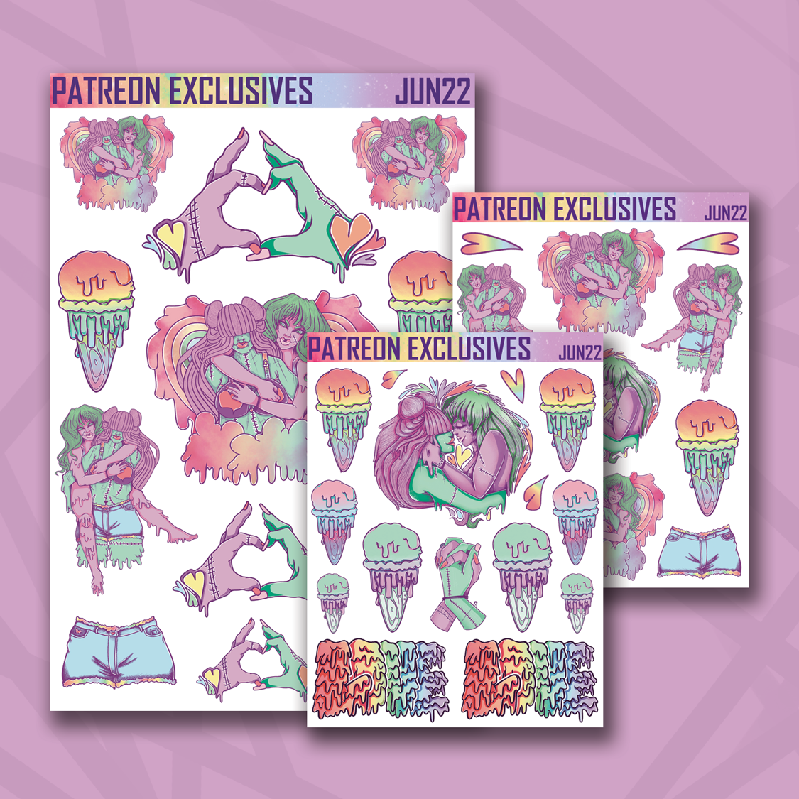Drippy Love Deco Sticker Sheets – Constanzzze