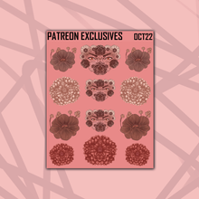 Load image into Gallery viewer, Pinkout Fall Florals Deco Sticker Sheets
