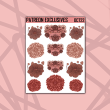 Load image into Gallery viewer, Fall Florals Deco Sticker Sheets
