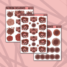 Load image into Gallery viewer, Fall Florals Deco Sticker Sheets
