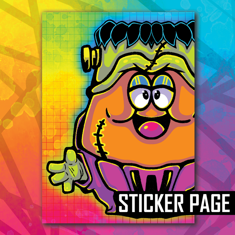 Franken Nugget Sticker Page