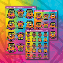 Load image into Gallery viewer, Franken Nugget Sticker Sheet
