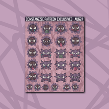 Load image into Gallery viewer, Purple Poke Deco Sticker Sheets
