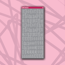 Load image into Gallery viewer, CPC Gothic Letter Sticker Sheet

