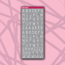 Load image into Gallery viewer, CPC Label Letter Sticker Sheet
