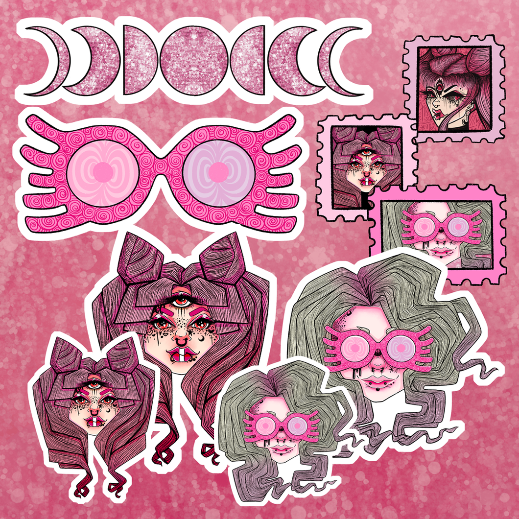 Pink Magic Die Cuts