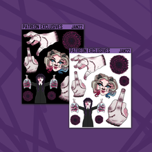 Load image into Gallery viewer, Wednesday Mixed Deco Sticker Sheets
