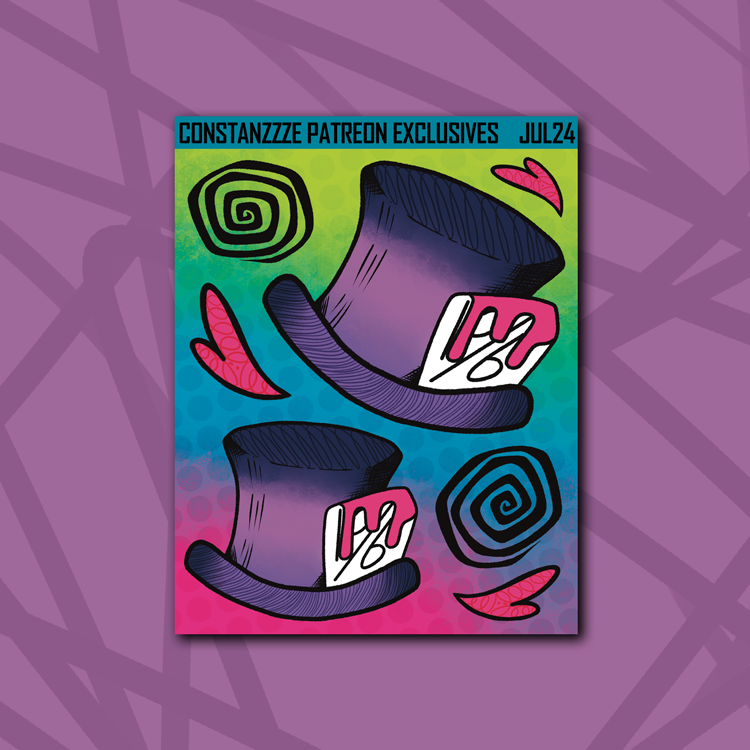 Alice Hat Deco Sticker Sheet