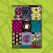 Load image into Gallery viewer, Colorful Inktober Deco+ Sticker Sheets
