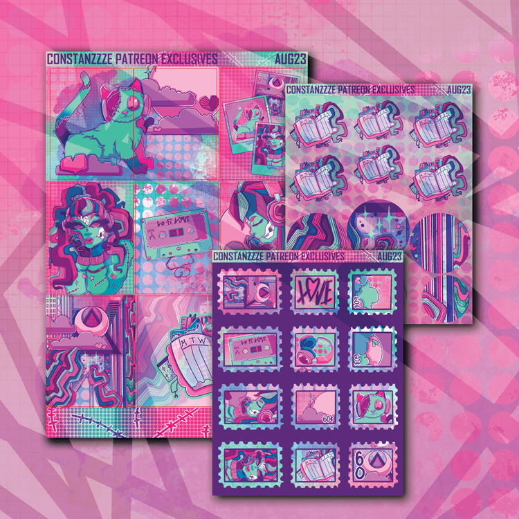 LoFi Love Zombie Deco Box+ Sticker Sheets